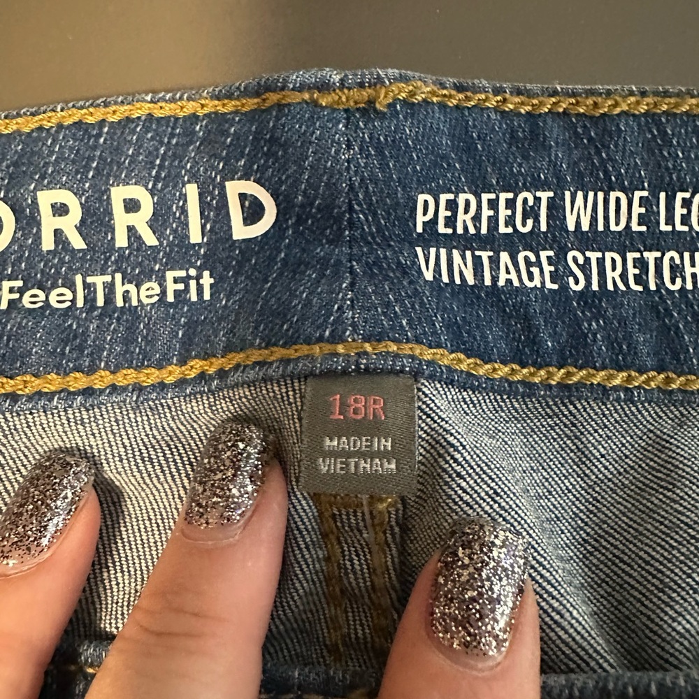 Torrid Women’s Wide Leg Stretch 18 NWT - Picture 2 of 8